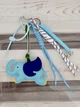 Брелок прикраса на сумку або рюкзак - BRelephant2 - Блакитний - изображение 1