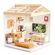 Конструктор румбокс с подсветкой Mini House вітальня DIY ляльковий будиночок нічник - зображення 2