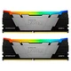 Модуль пам'яті для комп'ютера Kingston Fury (ex.HyperX) DDR4 64GB (2x32GB) 3200 MHz FURYRenegadeRGB (KF432C16RB2AK2/64) - зображення 1