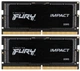 Модуль пам'яті для ноутбука Kingston Fury (ex.HyperX) SoDIMM DDR5 32GB (2x16GB) 5600 MHz Impact Black (KF556S40IBK2-32) - изображение 1