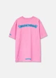 Женская футболка Chrome Hearts T-Shirt SCROLL TEE - PINK/BLUE Размер M Розовый - изображение 2