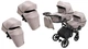 Коляска 2 в 1 для двойні Bair Kiwi DUO Soft BKD-455-1 капучино - зображення 1