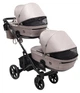 Коляска 2 в 1 для двойні Bair Kiwi DUO Soft BKD-455-1 капучино - зображення 5