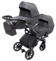 Коляска 2 в 1 для двійні Bair Kiwi DUO Soft BKD-219-1 графіт - зображення 2