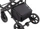 Коляска 2 в 1 для двійні Bair Kiwi DUO Soft BKD-219-1 графіт - зображення 10