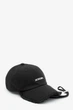 Кепка жіноча з логотипом Jacquemus Baseball Cap з бахромою Чорний - зображення 4