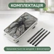 Кошик для білизни для зберігання брудного одягу корзина сортувальна біла 60*35*17 - зображення 4