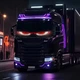 LED-матриця «Очі диявола» 348х102 мм — світлодіодна панель на скло автомобіля з Bluetooth-керуванням, анімація, кольорові ефекти, - зображення 2