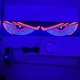 LED-матриця DEVIL'S EYE BLUE XL8 — глибока синя світлодіодна панель на лобове скло фури, вантажівки, трака, - зображення 3