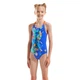 Купальник для дівчаток Arena Painting Swimsuit V Back (UPF 50+) 140 см Синій,різнокольоровий (010744-830-140) - зображення 1