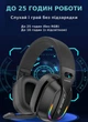 Игровые беспроводные наушники KOMC GT100 с RGB-подсветкой, Bluetooth 5.4 + 2.4G + AUX, для ПК, PS4, PS5, Xbox, телефона Black - изображение 4