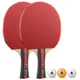Набор для настольного тенниса Joola Rosskopf 2 Bats 3 Balls Red/Black (1073-930774) - изображение 1