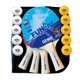 Набор для настольного тенниса Gewo Fun Time 4 Bats 10 Balls Red/Black (1073-931302) - изображение 1