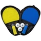 Набор для настольного тенниса Joola Vivid Outdoor 2 Bats 3 Balls Blue/Yellow (1073-930953) - изображение 2