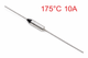 Термопредохранитель 175°C 10А250V RY01 (пр40175) - изображение 1