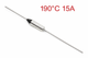Термопредохранитель 190°C 15А250V RY01 (пр40182) - изображение 1