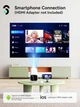 Портативный смарт-проектор SOOMFON Full HD Bluetooth 5.1, 1080p Электрический фокус, Авто-коррекция (для дома и улицы) - изображение 2