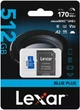 Карта пам'яті microSD Lexar Blue Plus 512GB з адаптером SD (LMSBLPL512G-BNANG) - зображення 3