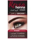Крем краска для бровей и ресниц Revia HENNA коричневая - изображение 1