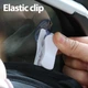 Присоска с прищепкой для стекла автомобиля, комплект 2шт, White-Transparent - изображение 3