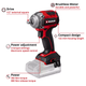 Гайковерт ударний акумуляторний Einhell Professional TP-CW 18/350-C Li BL - Solo 18В 350Нм 0-2400об/хв 1.03кг - изображение 2