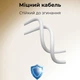 Кабель Lightning – Type-C PD 20W 1 м швидка зарядка для iPhone 14/13/12, кабель USB-C to Lightning для Apple - зображення 5