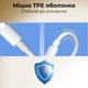 Кабель Type-C to Type-C 100W PD 5A 1 м швидка зарядка, кабель USB-C для ноутбука, смартфона та power bank - изображение 5