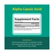 Альфа-липоевая кислота 200 мг Alpha-Lipoic Acid Natural Factors, 120 капсул - изображение 3