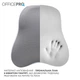 Ергономічна подушка для попереку OfficePro LP600G Gray - зображення 5