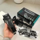 Тример та машинка для стрижки VGR V 220В сталева професійна, для стрижки волосся, бороди, голови, тіла Чорна (ОZІ) - изображение 7