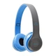 Беспроводные Bluetooth наушники с микрофоном Usams Wireless P47-BT5 складные, полноразмерные MP3, FM, microSD Blue - изображение 5