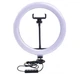 Кольцевая LED лампа светодиодная Ring Light USB 30см с креплением смартфона и штативом 1м - изображение 5