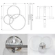 Смарт люстра керована світлодіодна ESLLSE COCO 3R 105 Вт 762x675x150 мм Бiла - изображение 6