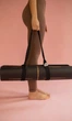 Коврик для йоги и фитнеса каучуковый Lita Asana Black PU/coconut/rubber Yoga mat черный 183х68х0,5 см - изображение 11