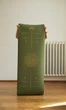 Премиальный коврик для йоги каучуковый Lita Asana Green Tea PU/coconut/rubber Yoga mat оливковый 183х68х0,5 см - изображение 4