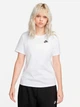 Футболка хлопковая женская Nike Sportswear Club Essentials DX7902-100 XS Белая (196153999084) - изображение 5