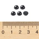 Глазки круглые для игрушек, Пластик, Черный, 6х2.5мм, 100 шт - изображение 4