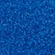 Бисер Японский MIYUKI Delica DB0787 11/0, Dyed Semi-Frosted Transparent Capri Blue, 2000шт/10г - изображение 3