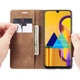 Чехол книжка Caseme с магнитом для Samsung Galaxy S9 коричневый - изображение 2