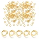 Колечки Одинарные Открытые, Нержавеющая Сталь, Золото, 6х1мм, Внутренний Диаметр 4мм, 200 шт - изображение 1