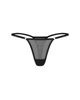 Трусики стринги с надписью Fuck Me черные Obsessive Violami Me thong размеры S/M - изображение 3