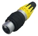 Панельный разъем SA261A-SC-PG-WP XLR 3 Pin (гнездо) с зажимом-крокодилом и золотыми штампованными контактами - изображение 2