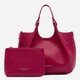 Zestaw (torebka + kosmetyczka) damski skórzany Gianni Chiarini BS-9719-RNGDBL-T.U.-14364 Malinowy (800070354422) - obraz 1