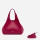 Zestaw (torebka + kosmetyczka) damski skórzany Gianni Chiarini BS-9719-RNGDBL-T.U.-14364 Malinowy (800070354422) - obraz 6