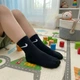 Детские высокие носки черные 26-30 6 пар - изображение 5