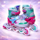 Детские ролики Scale Sports Mermaid Tiffany регулируемый размер 34–37 - изображение 1