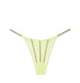 Комплект Victoria's Secret Very Sexy Sheer Shine Unlined Low-Cut Demi Bra та Thong Panty виконаний у яскравому кольорі Citron Glow ,зі стразами, Лимонний жовтий 34C-S - зображення 5