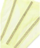 Комплект Victoria's Secret Very Sexy Sheer Shine Unlined Low-Cut Demi Bra та Thong Panty виконаний у яскравому кольорі Citron Glow ,зі стразами, Лимонний жовтий 34C-S - зображення 6