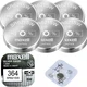 Батарейки Maxell 364 (SR621SW) 1.55V, серебряно-оксидные, 6 шт, для часов, Япония - изображение 1