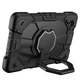 Противоударный чехол Shockprof Hybrid 360° Stand на Samsung Galaxy Tab A11 8.7" (LTE 4G SM-X135 / Wi-Fi SM-X130) Чёрный - изображение 7